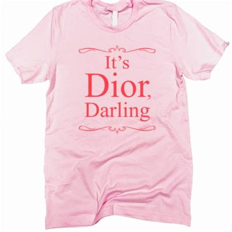 its dior darling t shirt|Tops .